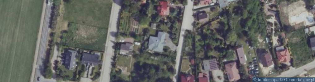 Zdjęcie satelitarne Modrzewiowa ul.