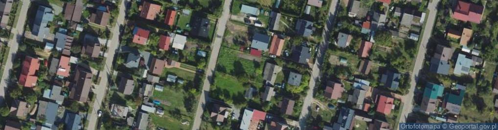 Zdjęcie satelitarne Modrzewiowa ul.