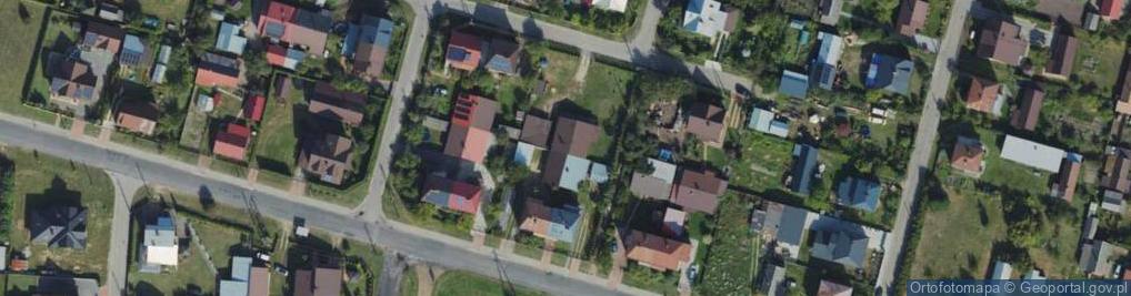 Zdjęcie satelitarne Modrzewiowa ul.