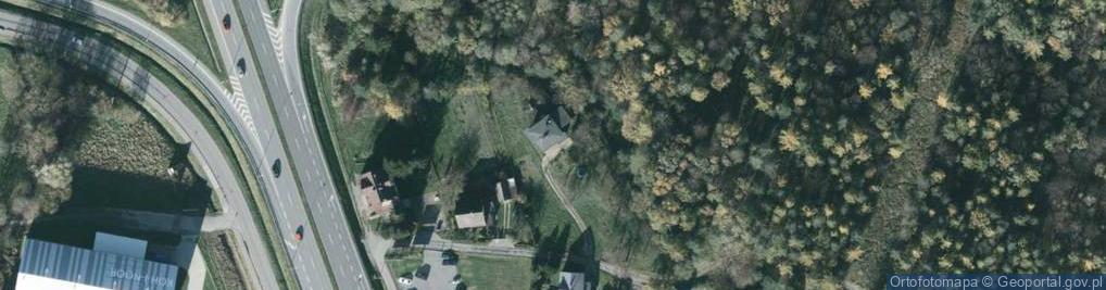 Zdjęcie satelitarne Modrzewiowa ul.