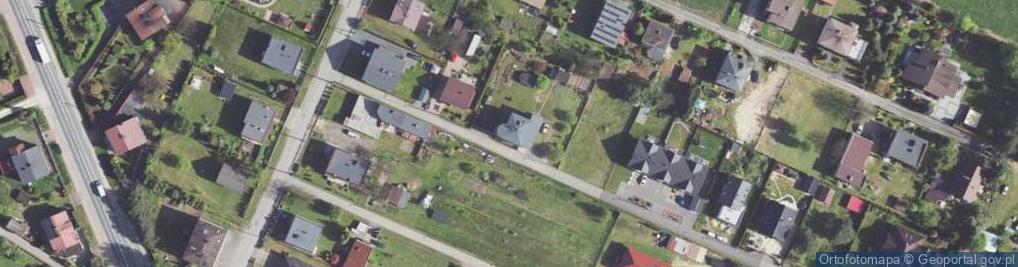 Zdjęcie satelitarne Modrzewiowa ul.