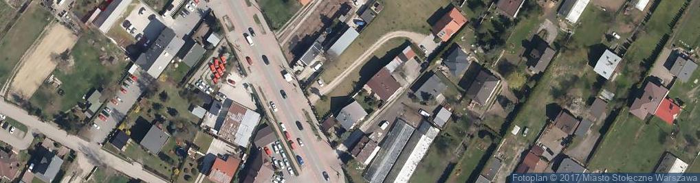 Zdjęcie satelitarne Modlińska ul.