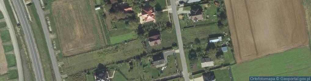 Zdjęcie satelitarne Modrzewiowa ul.