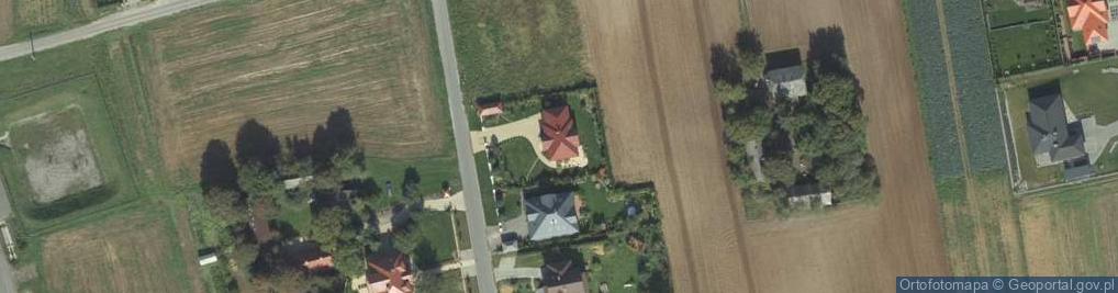 Zdjęcie satelitarne Modrzewiowa ul.