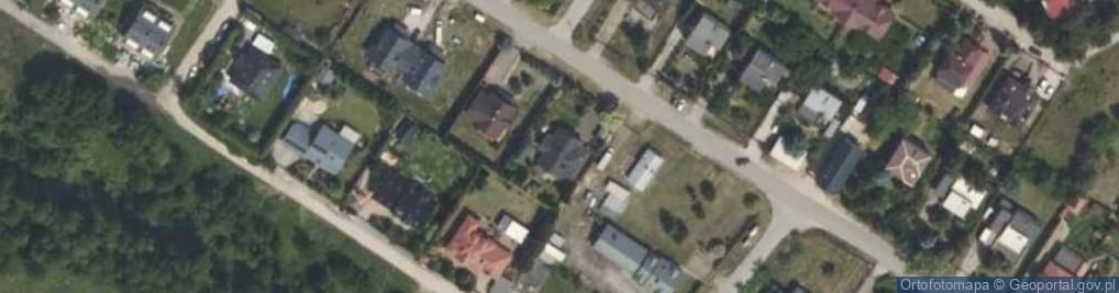 Zdjęcie satelitarne Modrzewiowa ul.