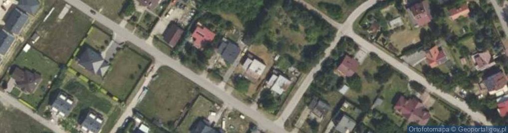 Zdjęcie satelitarne Modrzewiowa ul.