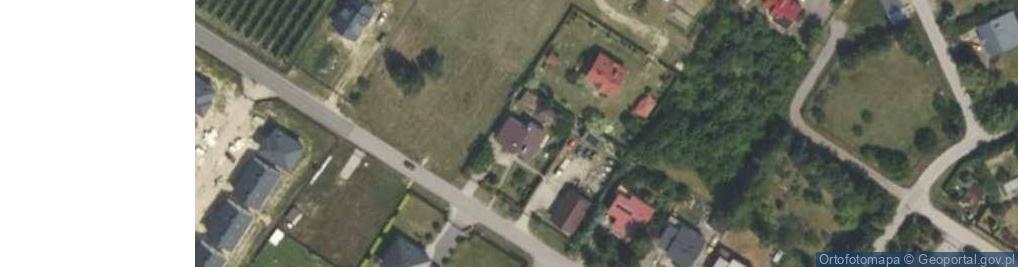 Zdjęcie satelitarne Modrzewiowa ul.