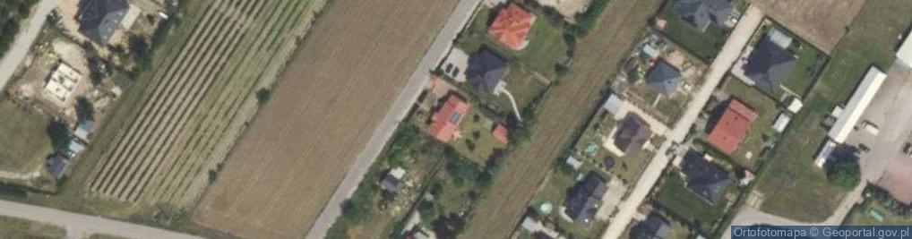 Zdjęcie satelitarne Modrzewiowa ul.