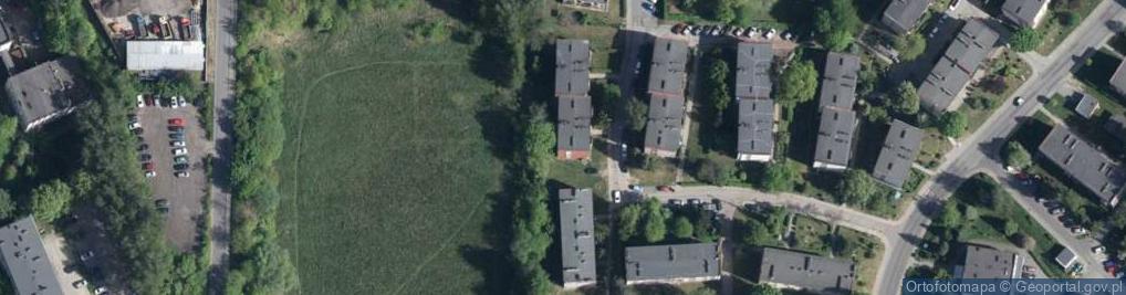 Zdjęcie satelitarne Morcinka Gustawa ul.