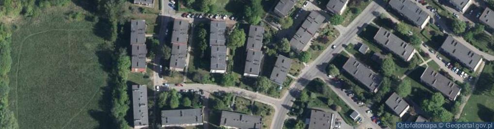 Zdjęcie satelitarne Morcinka Gustawa ul.