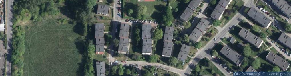 Zdjęcie satelitarne Morcinka Gustawa ul.
