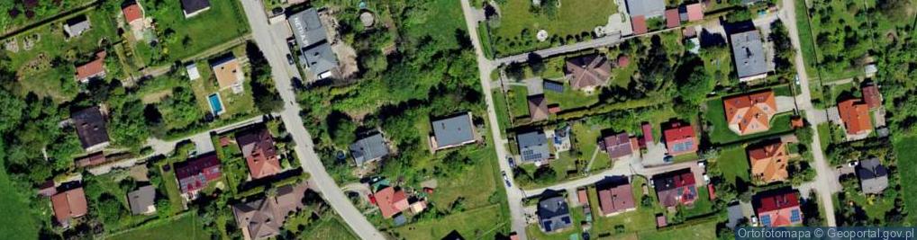 Zdjęcie satelitarne Modrzewiowa ul.