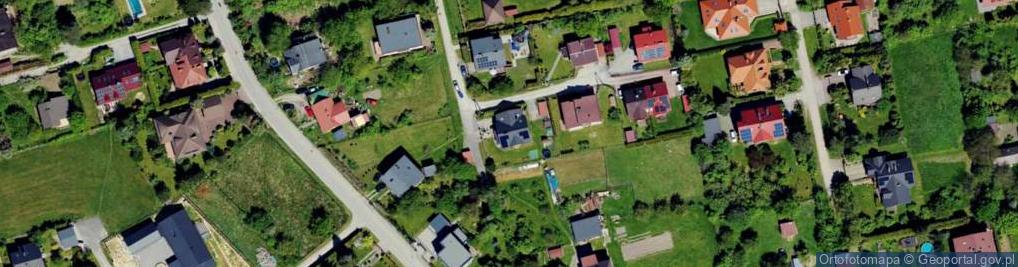 Zdjęcie satelitarne Modrzewiowa ul.