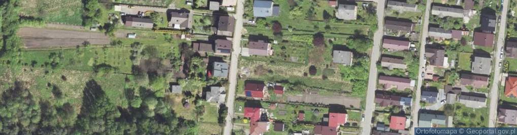 Zdjęcie satelitarne Modrzewiowa ul.