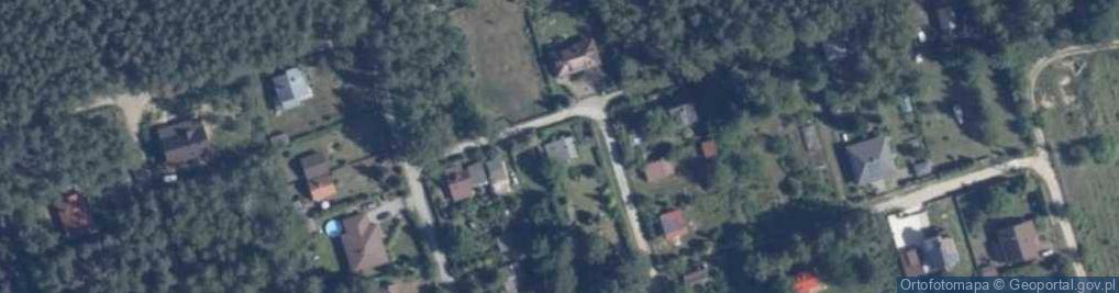 Zdjęcie satelitarne Modrzewiowa ul.