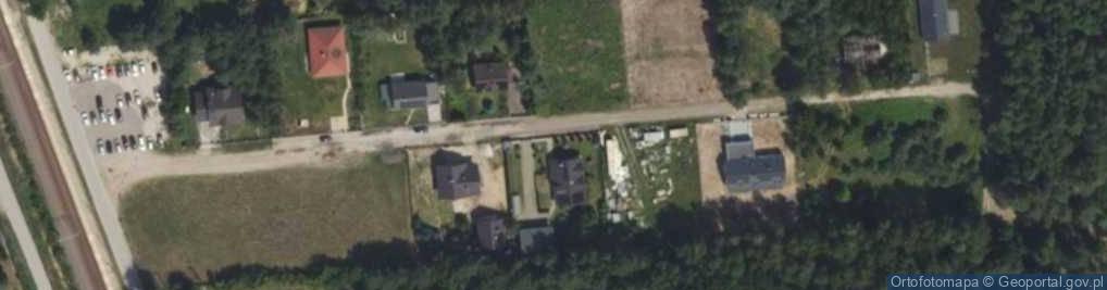 Zdjęcie satelitarne Modrzewiowa ul.