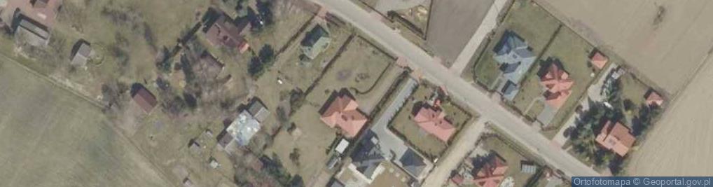 Zdjęcie satelitarne Modrzewiowa ul.