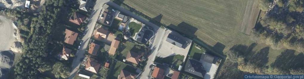 Zdjęcie satelitarne Modrzewiowa ul.