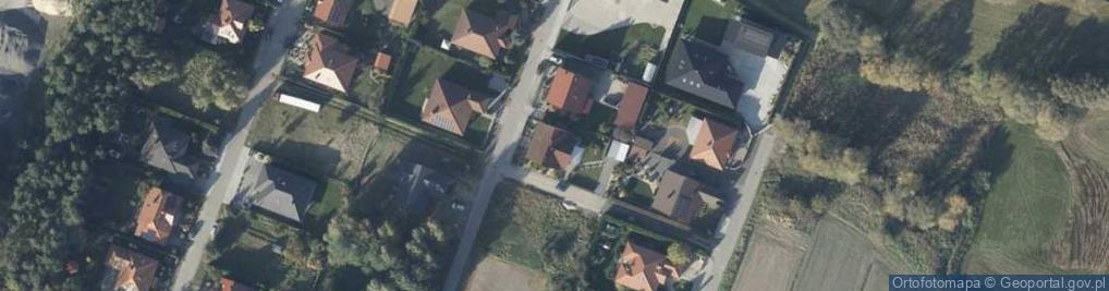 Zdjęcie satelitarne Modrzewiowa ul.