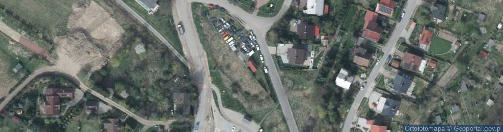 Zdjęcie satelitarne Modrzewiowa ul.