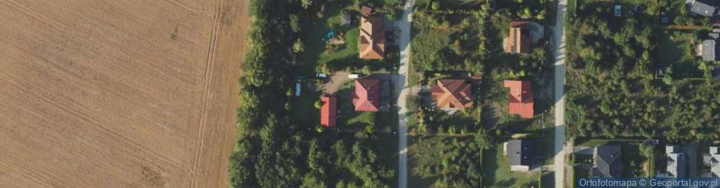 Zdjęcie satelitarne Modrzewiowa ul.