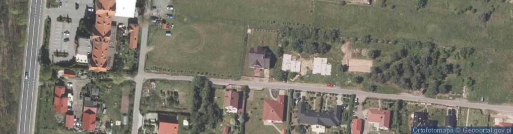 Zdjęcie satelitarne Modrzewiowa ul.