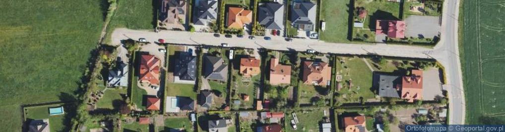 Zdjęcie satelitarne Modrzewiowa ul.