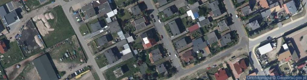 Zdjęcie satelitarne Modrzewiowa ul.