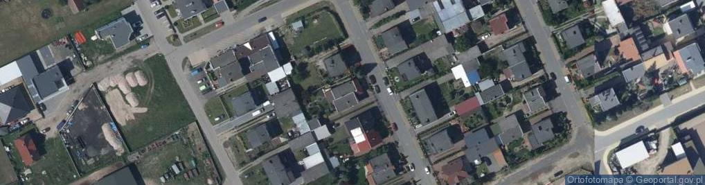 Zdjęcie satelitarne Modrzewiowa ul.