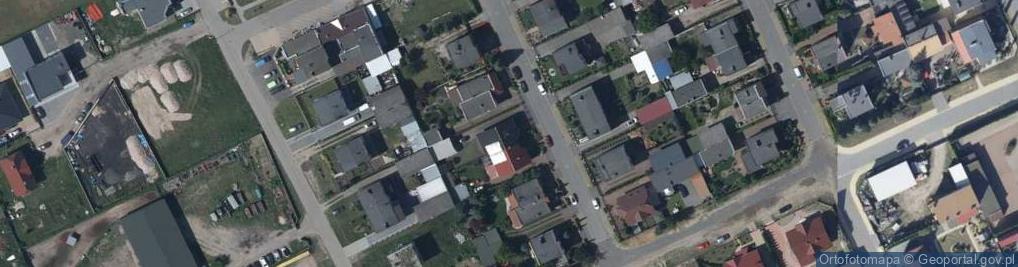 Zdjęcie satelitarne Modrzewiowa ul.