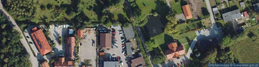Zdjęcie satelitarne Modrzewiowa ul.