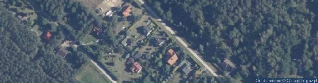 Zdjęcie satelitarne Modrzewiowa ul.