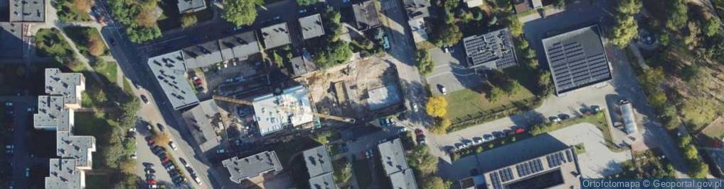 Zdjęcie satelitarne Modelarska ul.