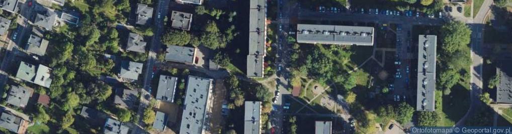 Zdjęcie satelitarne Modrzewiowa ul.