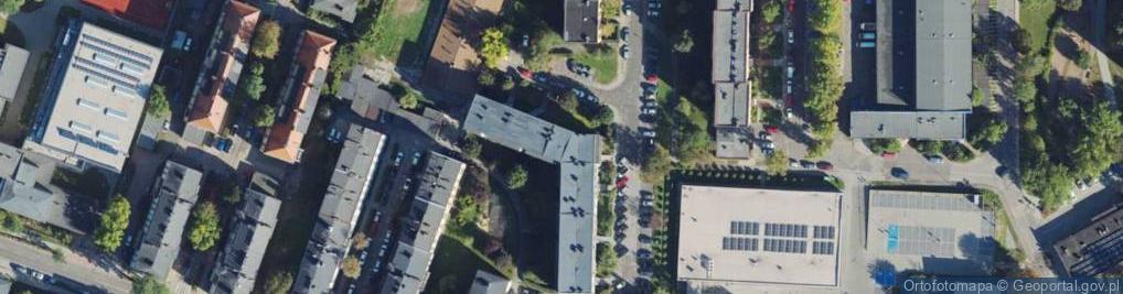 Zdjęcie satelitarne Modrzewiowa ul.