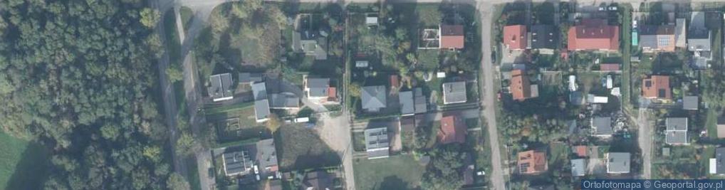 Zdjęcie satelitarne Modrzewiowa ul.