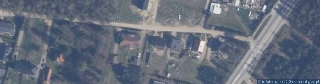 Zdjęcie satelitarne Modrzewiowa ul.