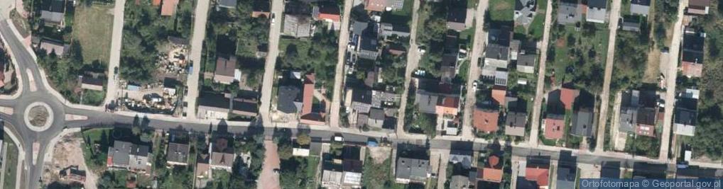 Zdjęcie satelitarne Modlińska ul.