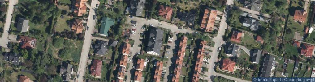 Zdjęcie satelitarne Modrzewiowa ul.