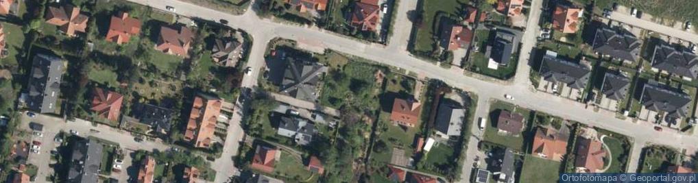 Zdjęcie satelitarne Modrzewiowa ul.