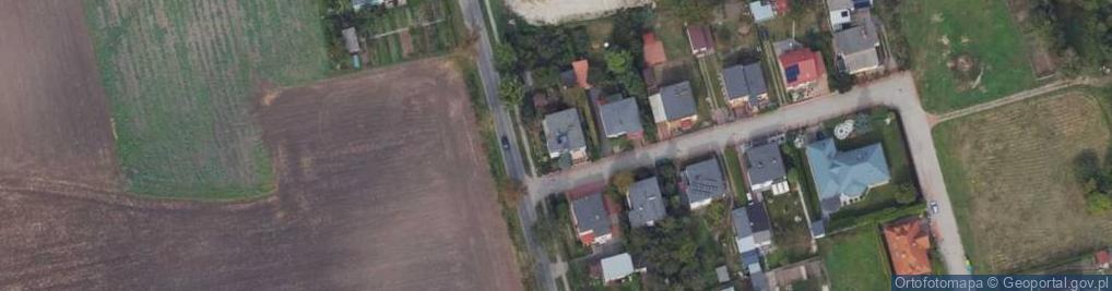 Zdjęcie satelitarne Modrzewiowa ul.