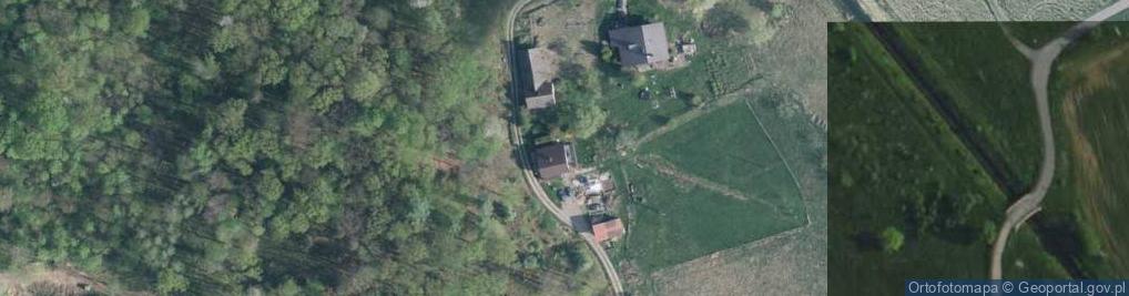 Zdjęcie satelitarne Morawiny ul.
