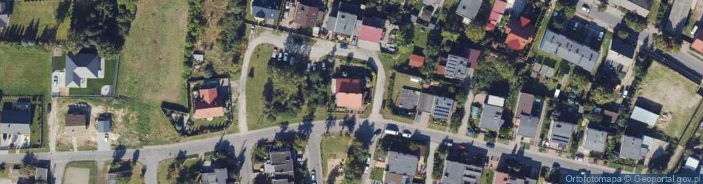 Zdjęcie satelitarne Modrzewiowa ul.