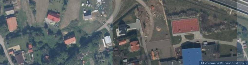 Zdjęcie satelitarne Modrzewiowa ul.