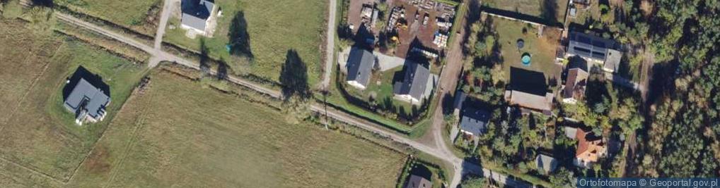 Zdjęcie satelitarne Modrzewiowa ul.