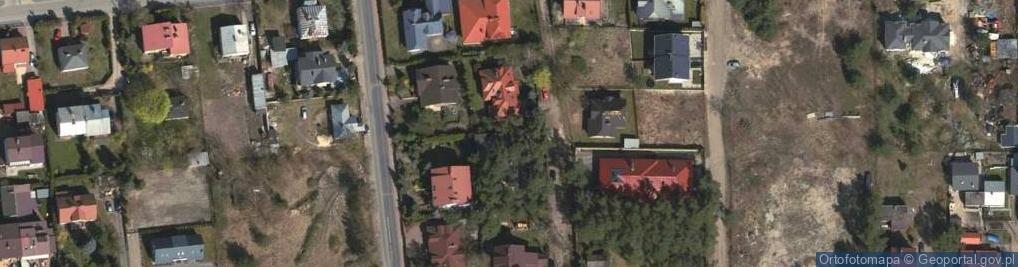 Zdjęcie satelitarne Modrzewiowa ul.