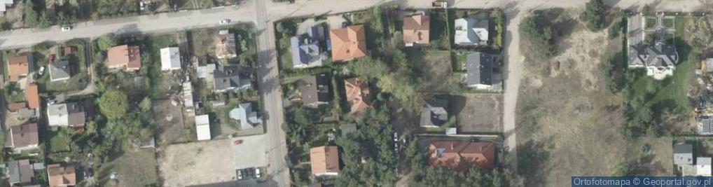 Zdjęcie satelitarne Modrzewiowa ul.