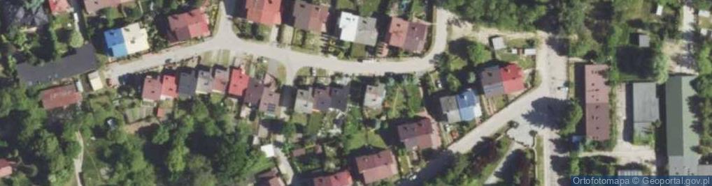Zdjęcie satelitarne Modrzewiowa ul.