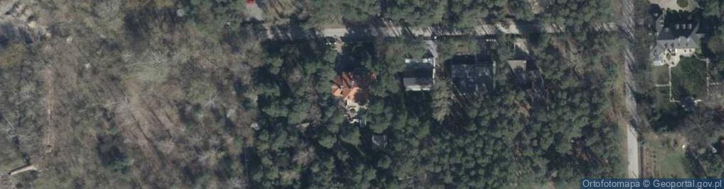 Zdjęcie satelitarne Modrzewiowa ul.