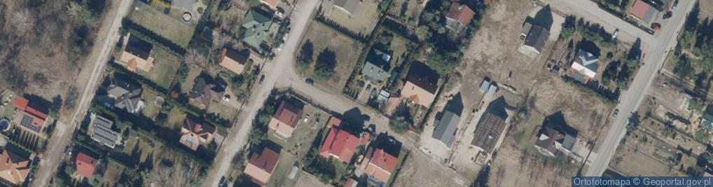 Zdjęcie satelitarne Modrzewiowa ul.